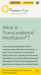 Mobile Screenshot of meditationtrust.com